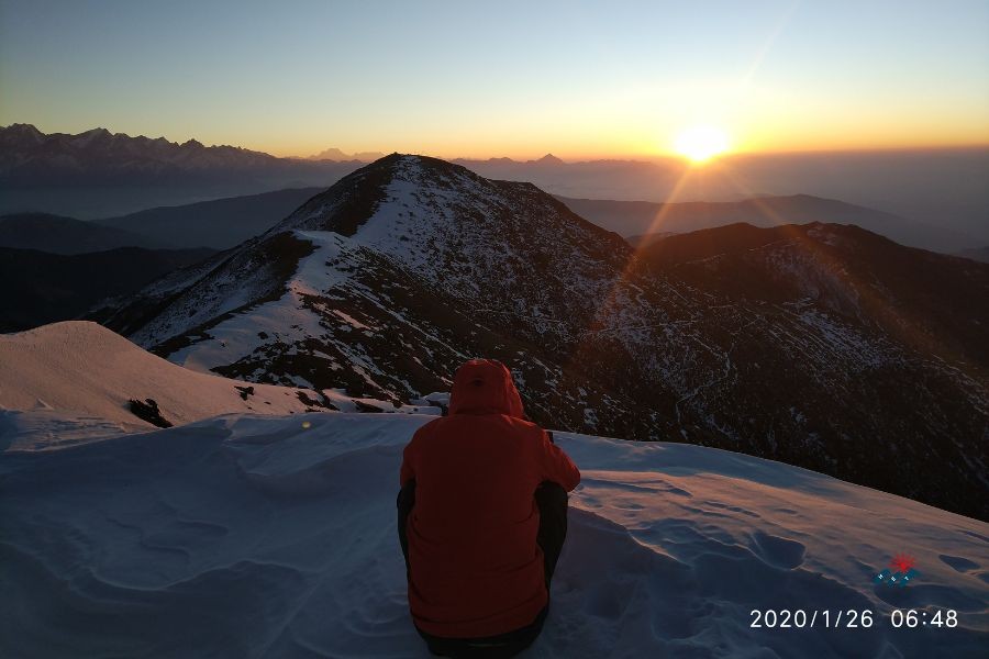 Sunrise View From Pikey Peak